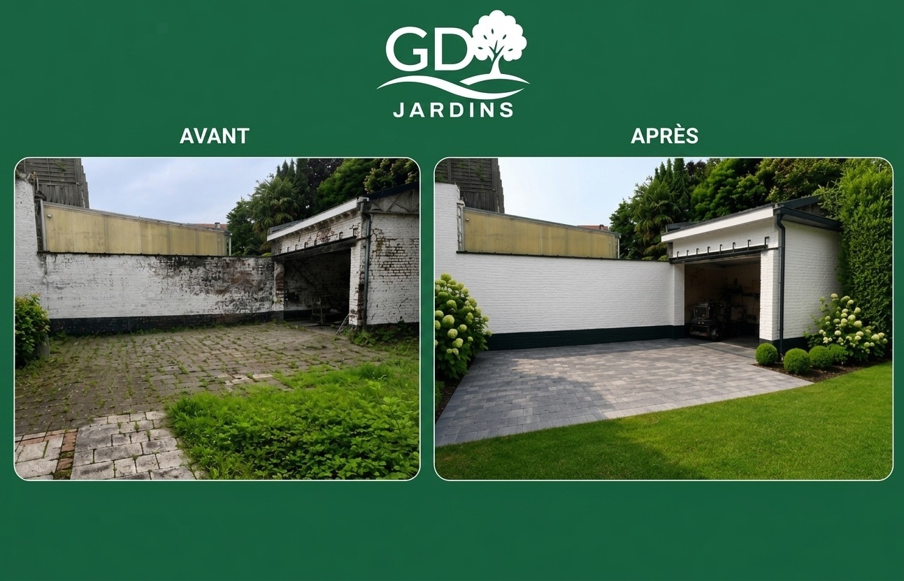 Chantier paysager — GD Jardins